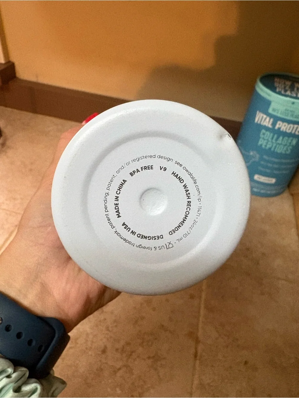 White Insulated Tumbler with Straw